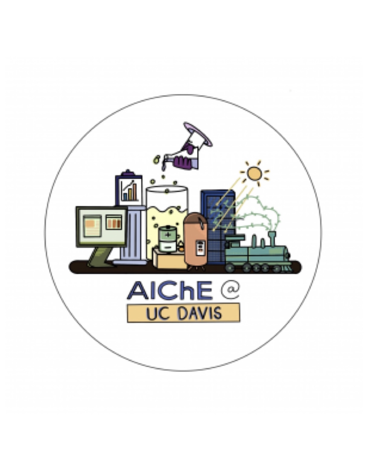 Photo of AIChE sticker