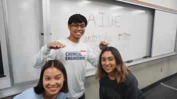 Another pic of Michelle Lo, Joseph Quesada, and Alyssa Cervantes
