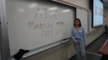 Michelle Lo at her second mentorship event!