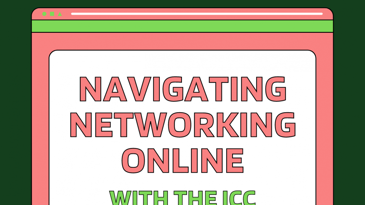 ICC online networking flyer